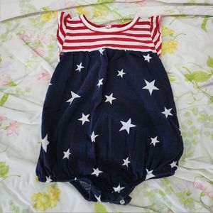 Set of 4 little girl rompers. Old Navy/Gap. Size 6-12 months. Gently worn.